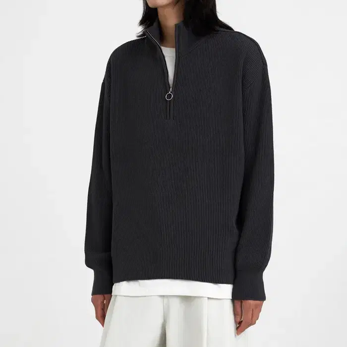 (구매) 유스 Oversized Half-zip Knit L