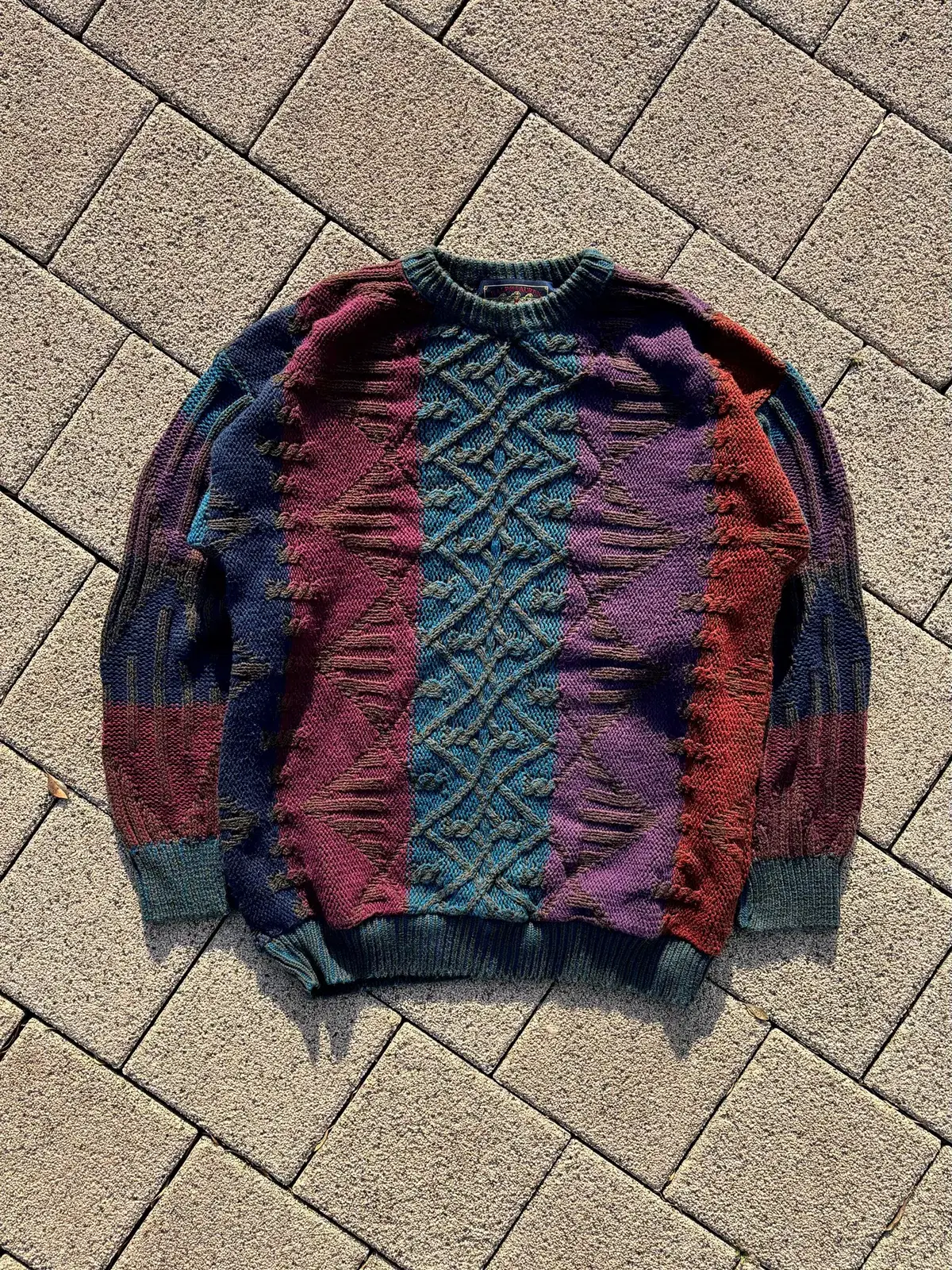 90's Chaps Ralph Lauren Cable Knit Sweater L (100-105)