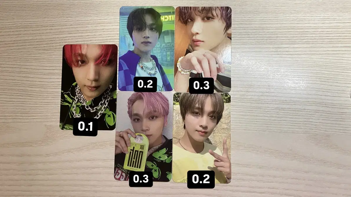 nct dream haechan photocard glitchmode/beatbox/sprints