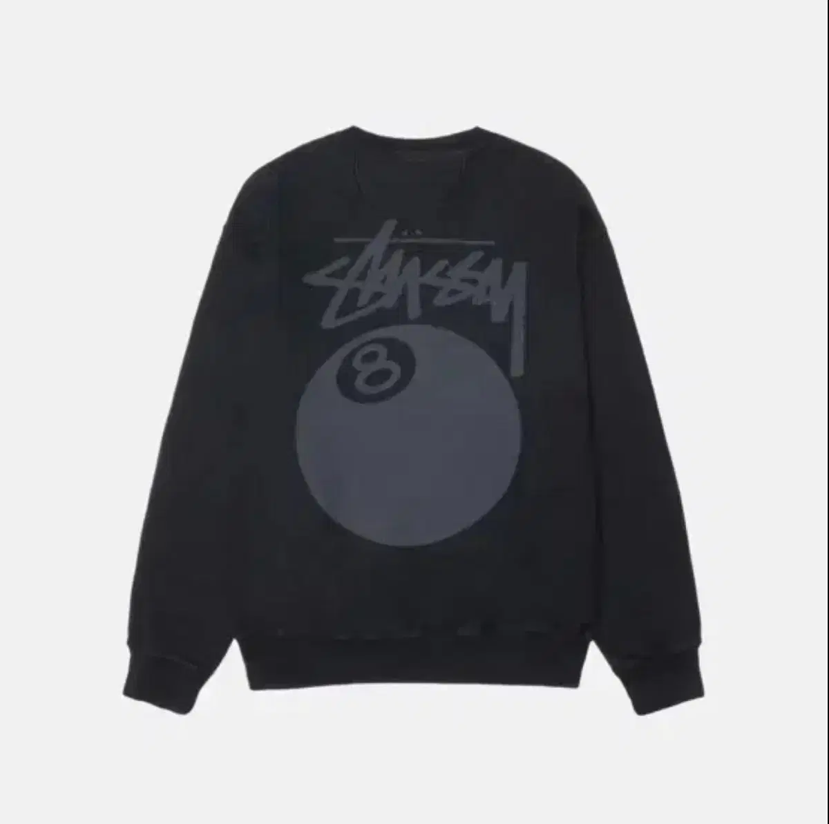 (XL) Stussy 8-Ball Pigmented Dyed Crewneck