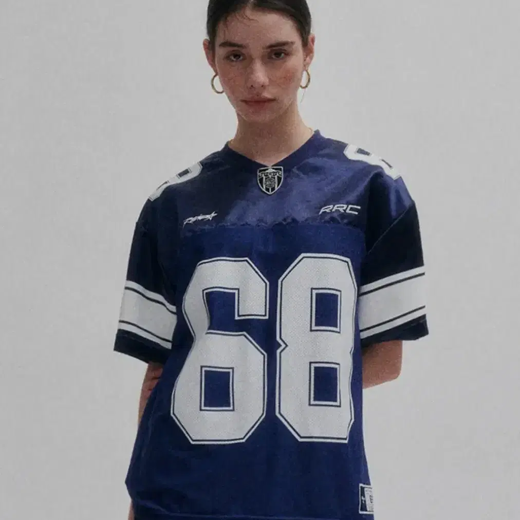 리트리버클럽 68 FOOTBALL JERSEY [NAVY] S