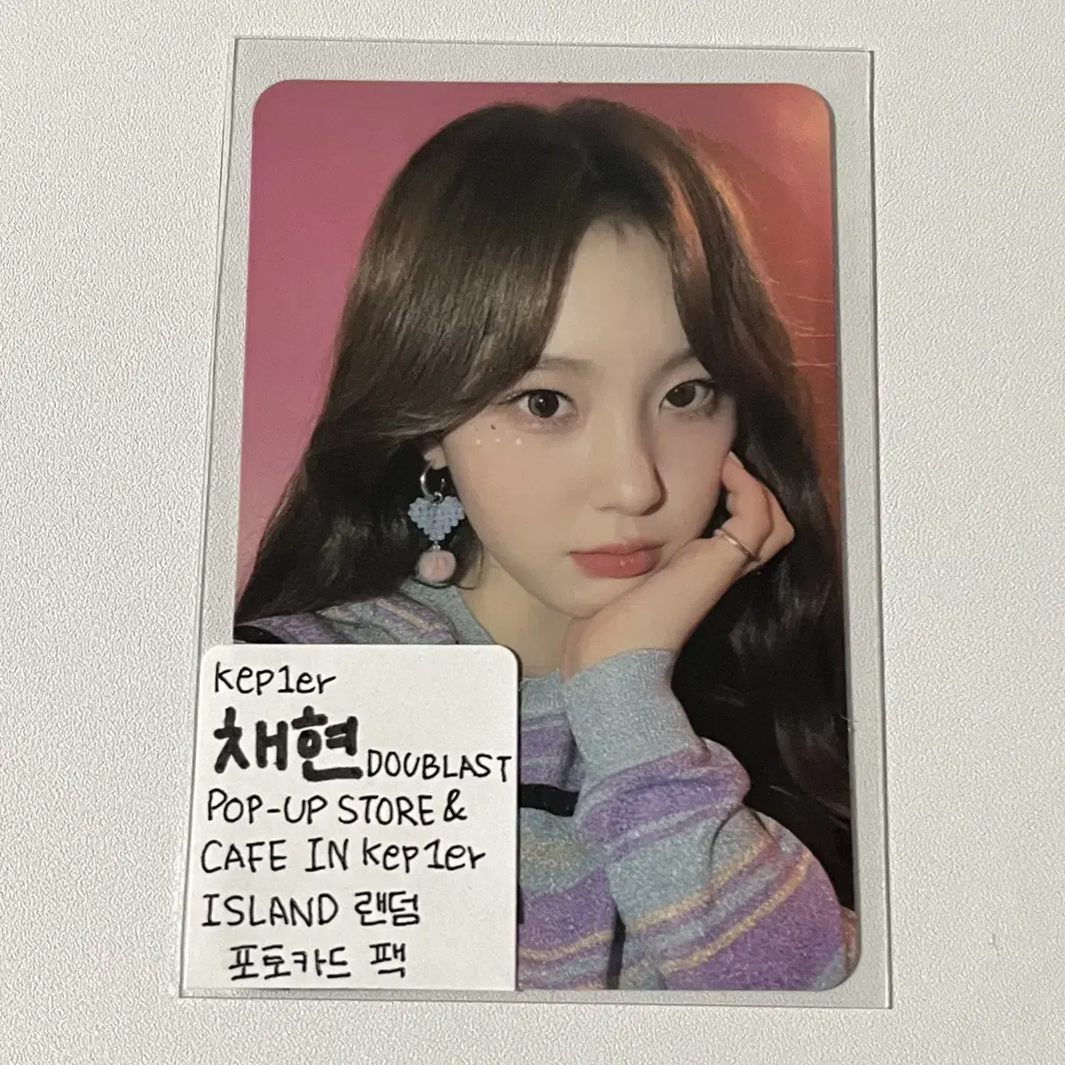 kep1er kep1er chaehyun photocard wts