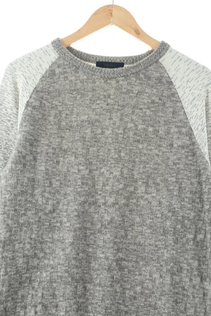 (L) GioGia Knit Gray Wool Loose Fit - 1065F