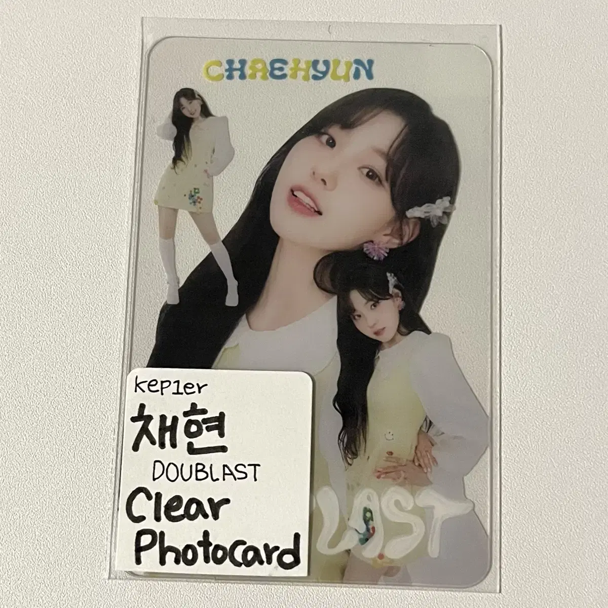 kep1er kep1er chaehyun photocard wts