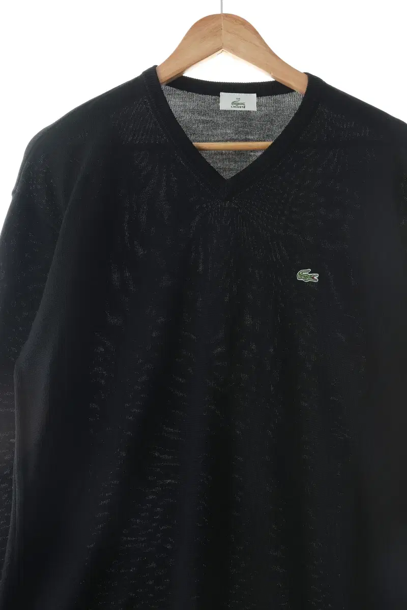 (XL) Lacoste Knit Black Wool Loose Fit - 10664