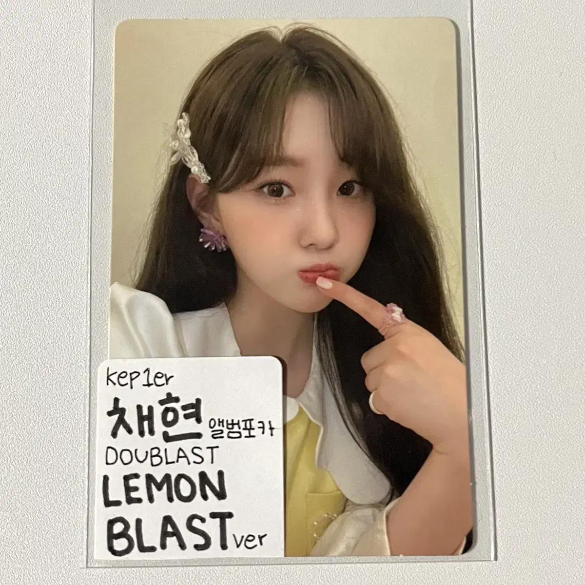 kep1er kep1er chaehyun photocard wts