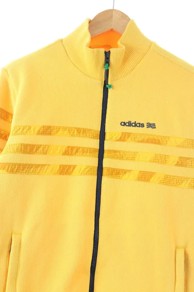 (M) Adidas Knit Zip Up Yellow Old School - 10673