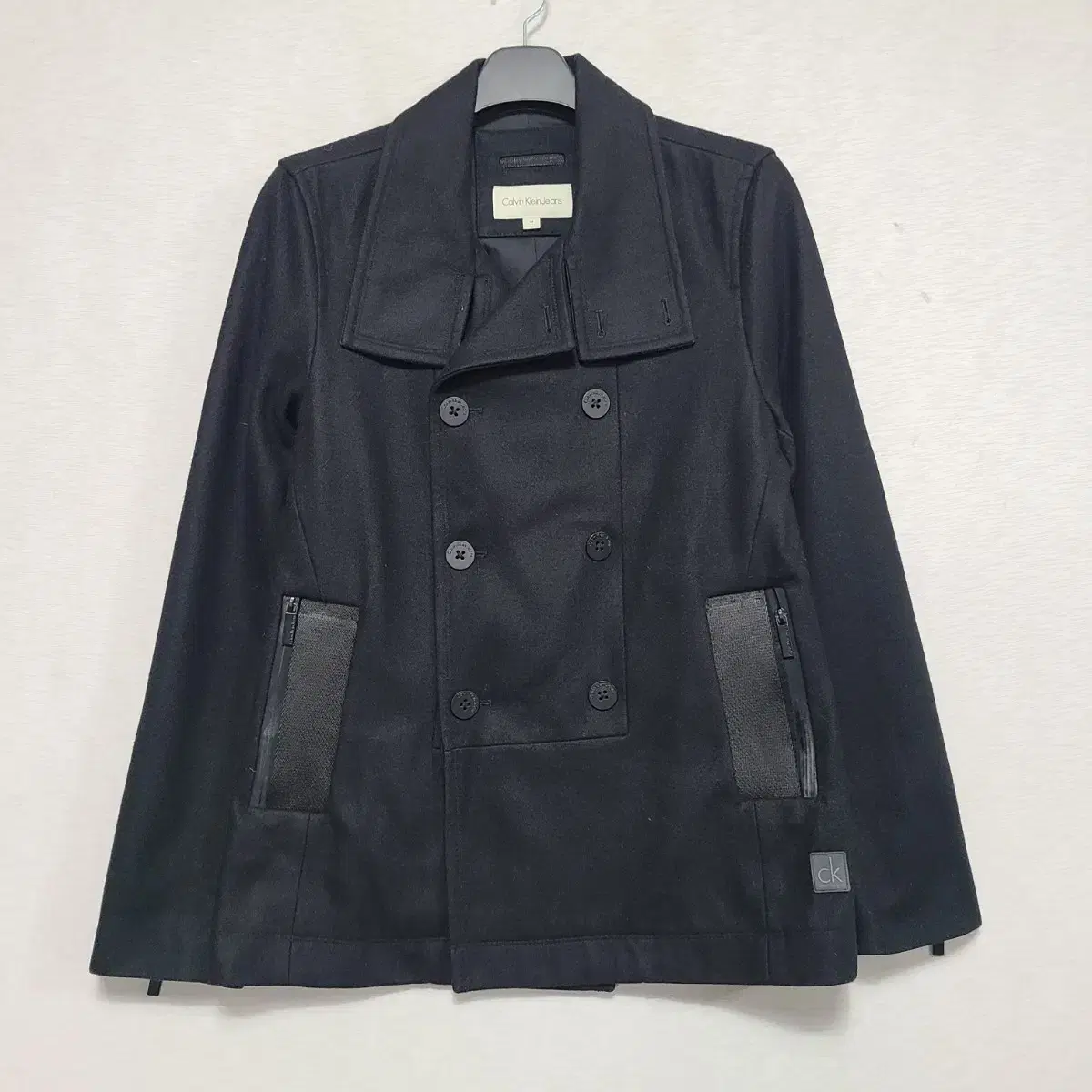 Kevin Klein Black wool peacoat M95-SL100 â'¬1125