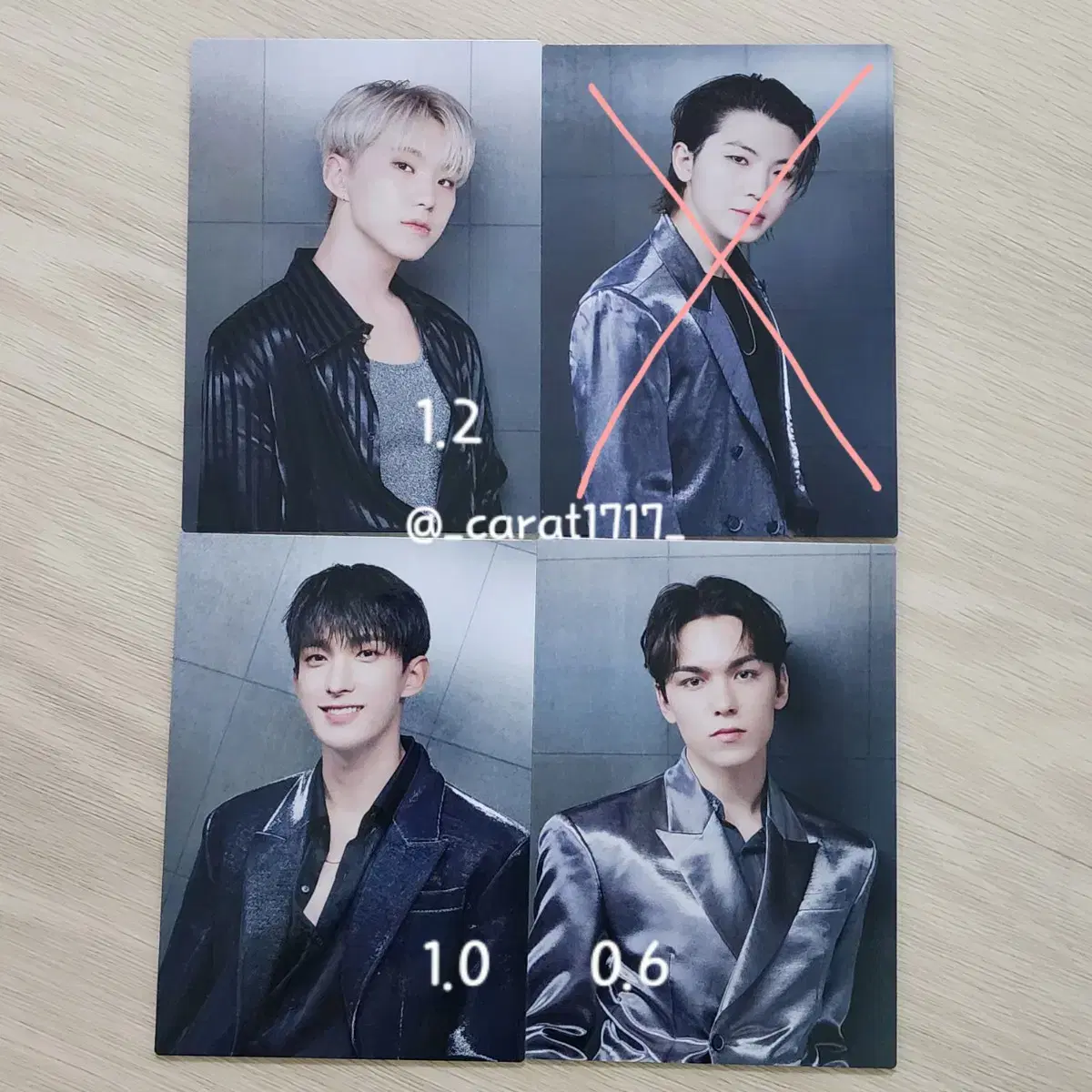 SEVENTEEN Japan Concert Down Jacket photocard wts