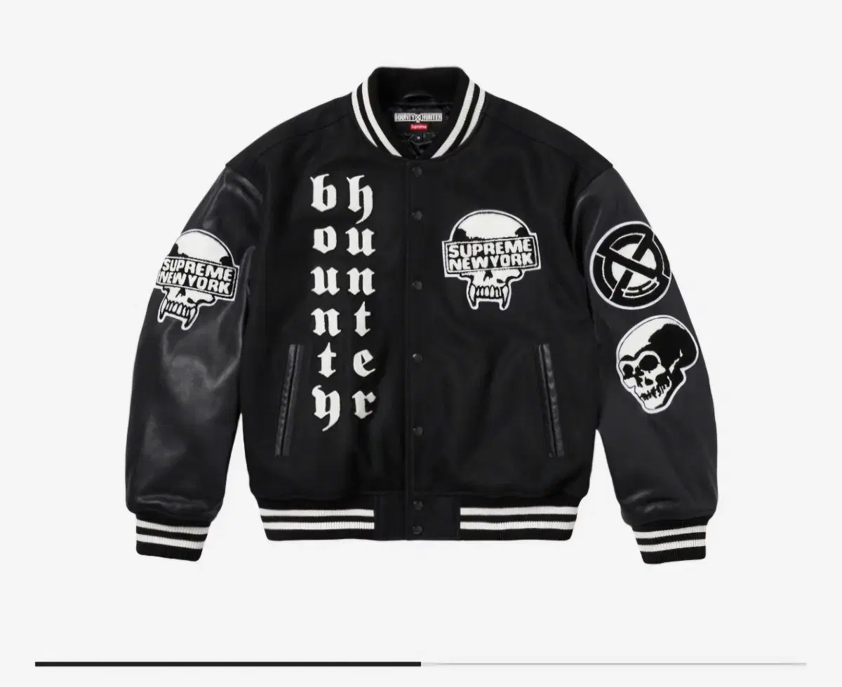 Supreme X Bounty Hunter Varsity Black XL for sale new.