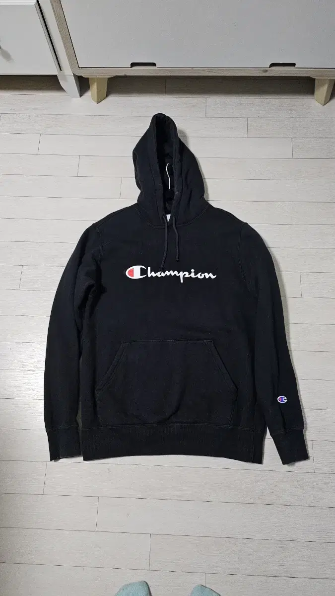 [XL] Champion - Brushed Hoodie (Black)