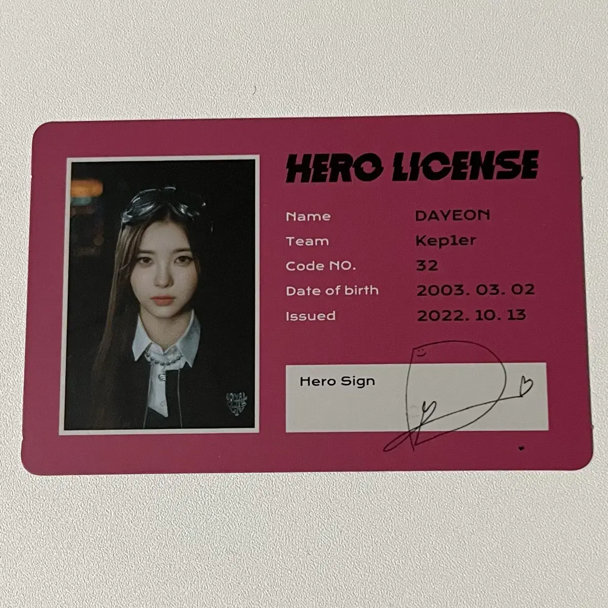 kep1er kep1er dayeon photocard wts