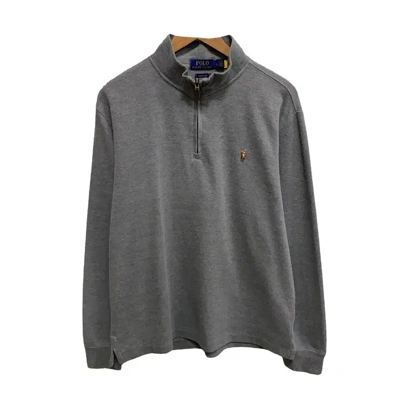 M/L/Polo cotton vahn zip-up top