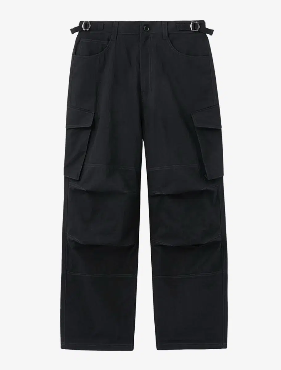 Insilence Utility Wide Cargo Pants Black