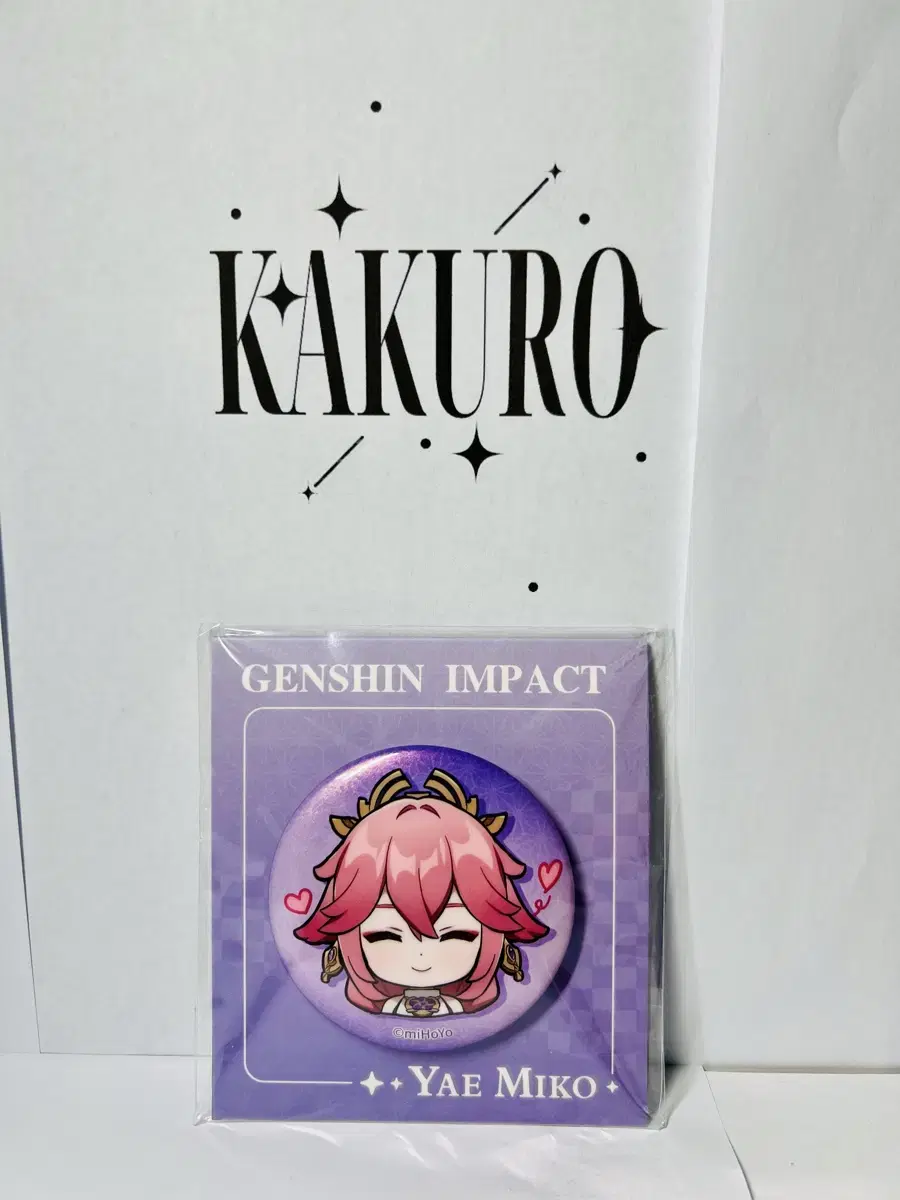 Genshin Impact Miko Badge (Official) (Unsealed)