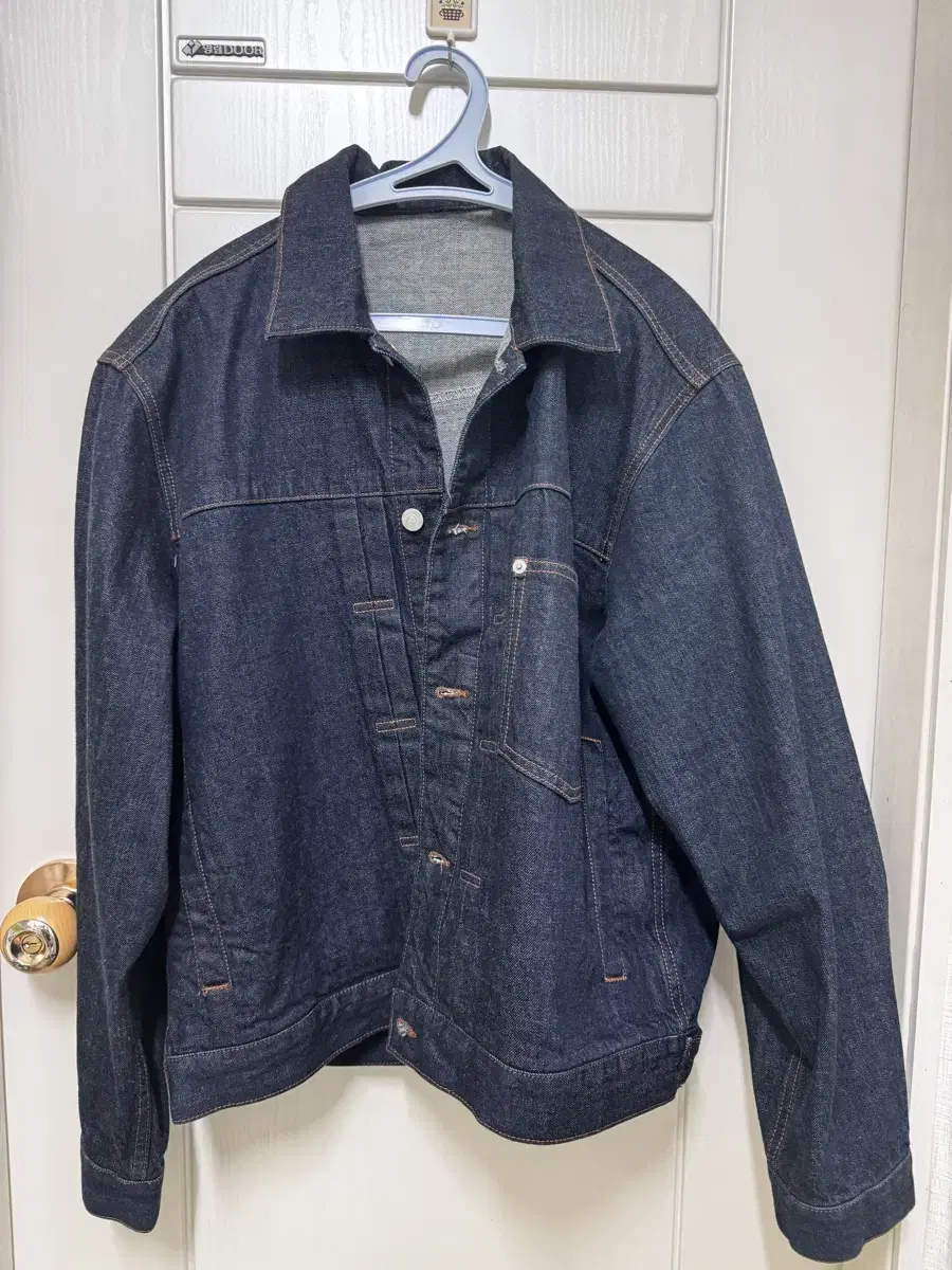 Unstructured Changu Daddy Indigo Denim Trucker Jacket