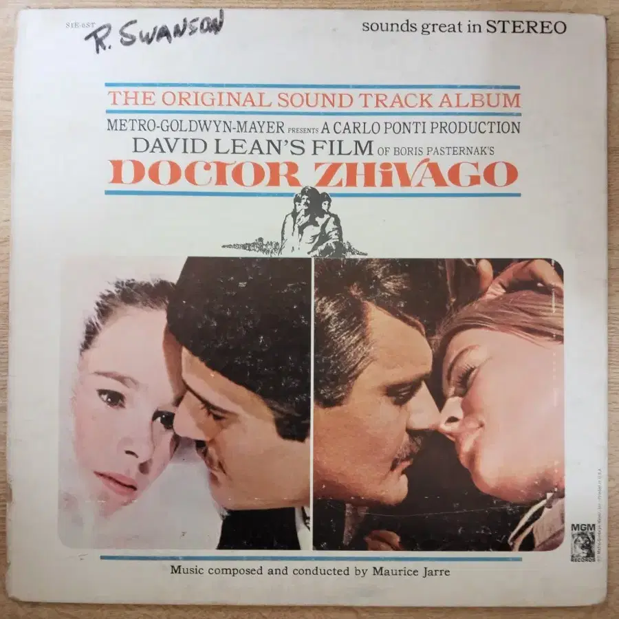 OST: DOCTOR ZHIVAGO 음반 (LP 턴테이블 오디오 앰프 음