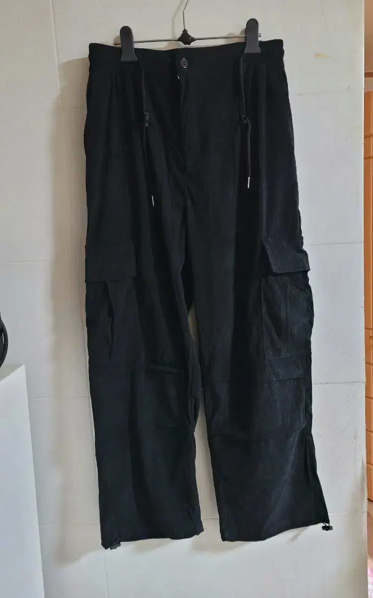 Men's) Golden Parachute Cargo Wide Pants(New 32~34)