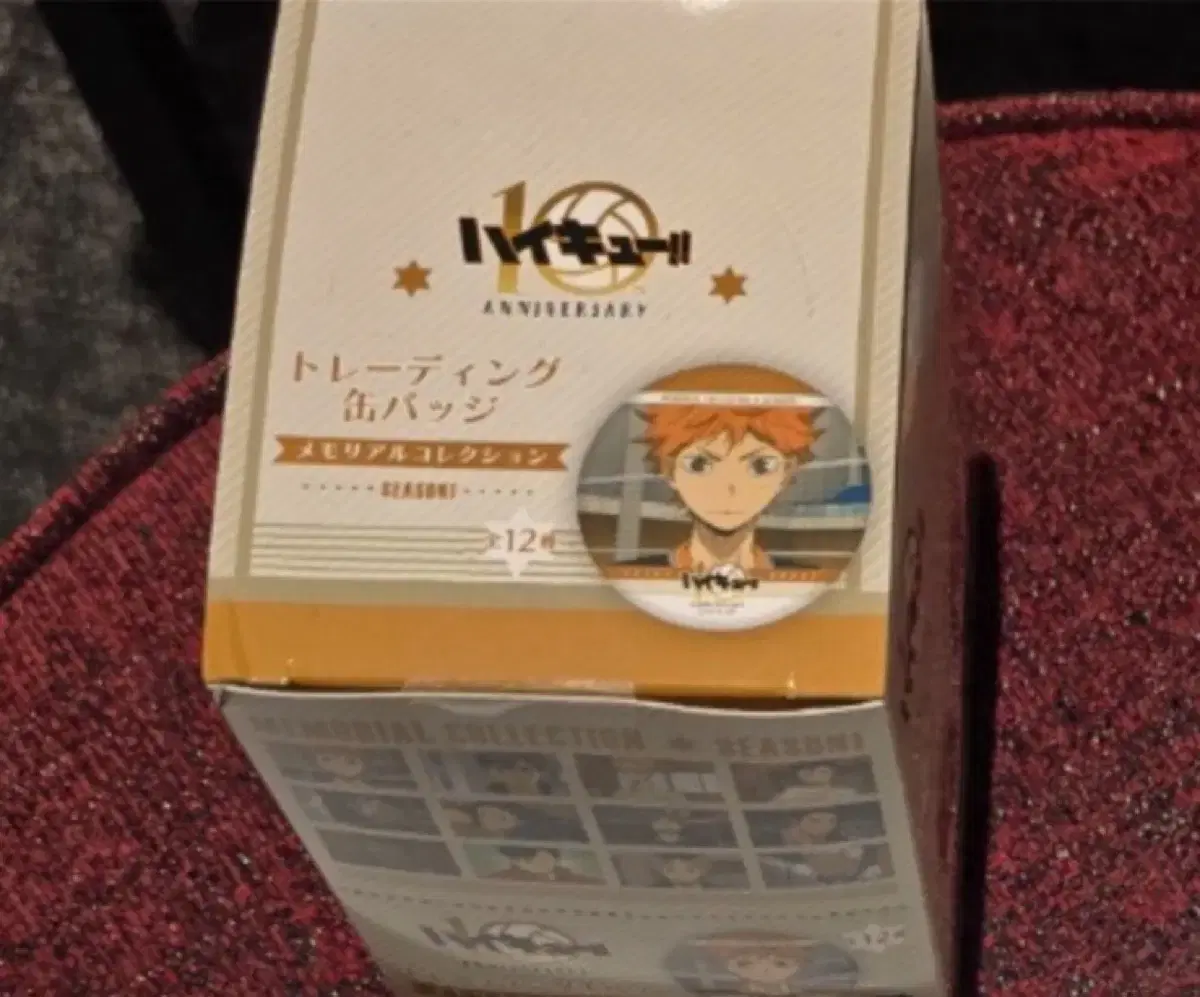 1x Haikyuu 10th Anniversary Trading Can Badge