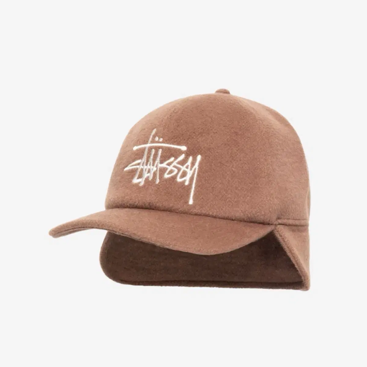 Stussy Wool Ear Flap Cap Brown