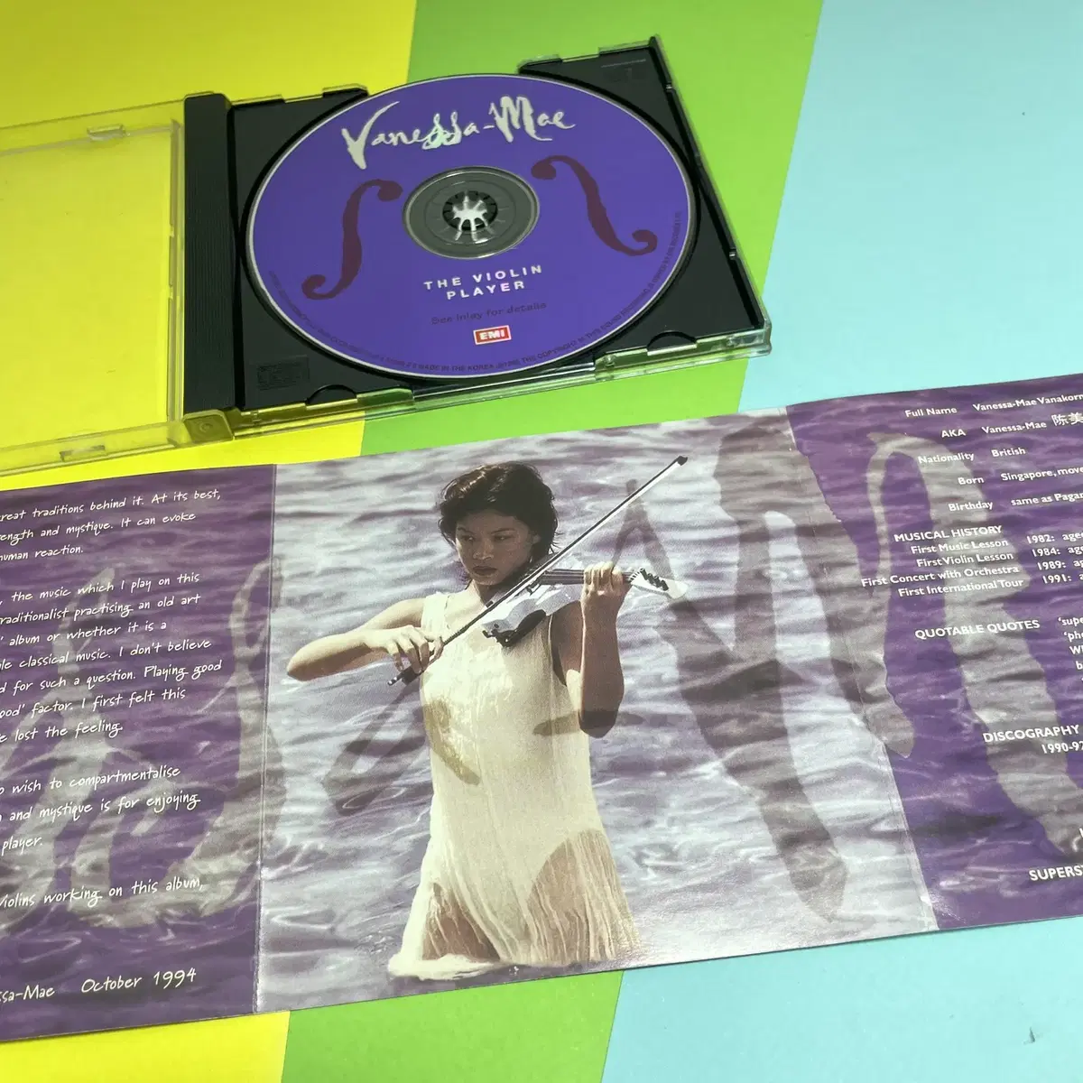 [중고음반/CD] 바네사 메이 The Violin Player