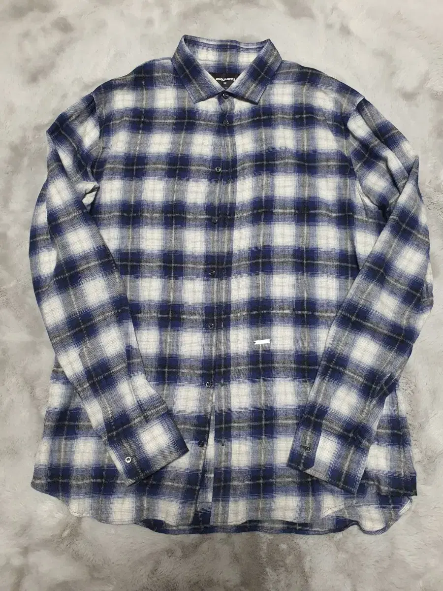 Disqualified2 / bloo flannel check shirt / 52