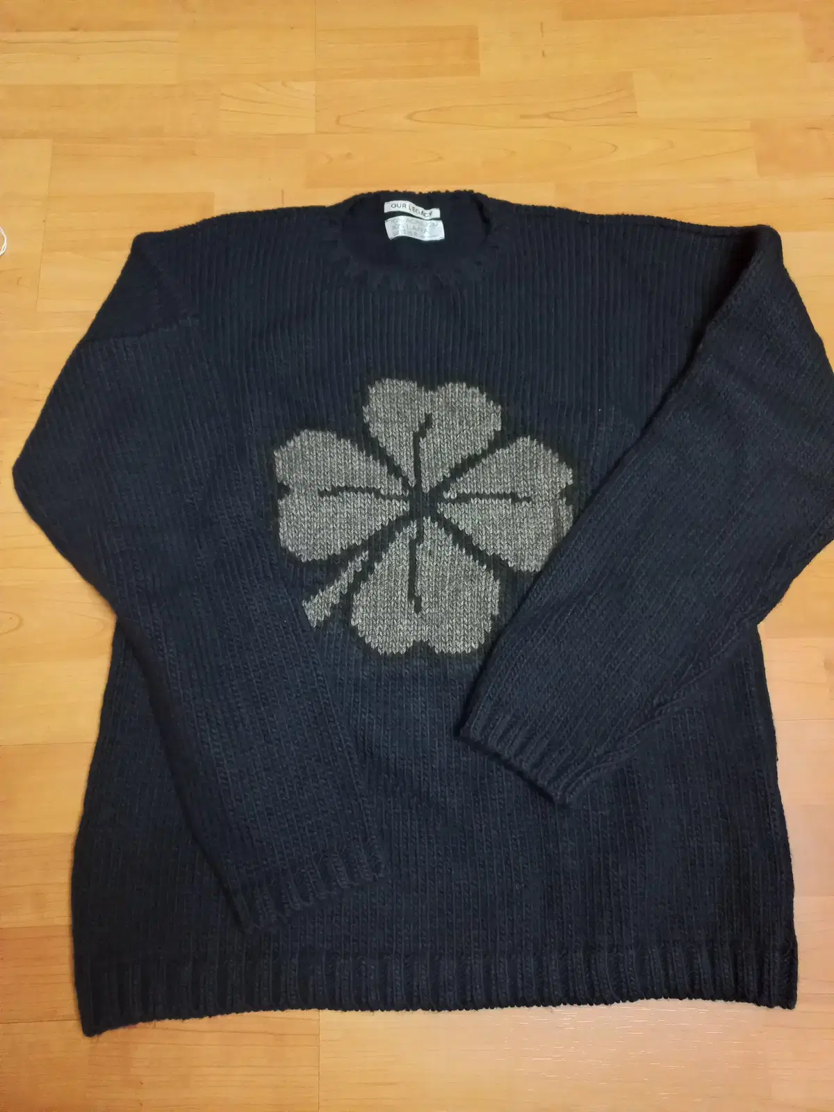 Haregashi Popover Knit Clover Navy Size 48