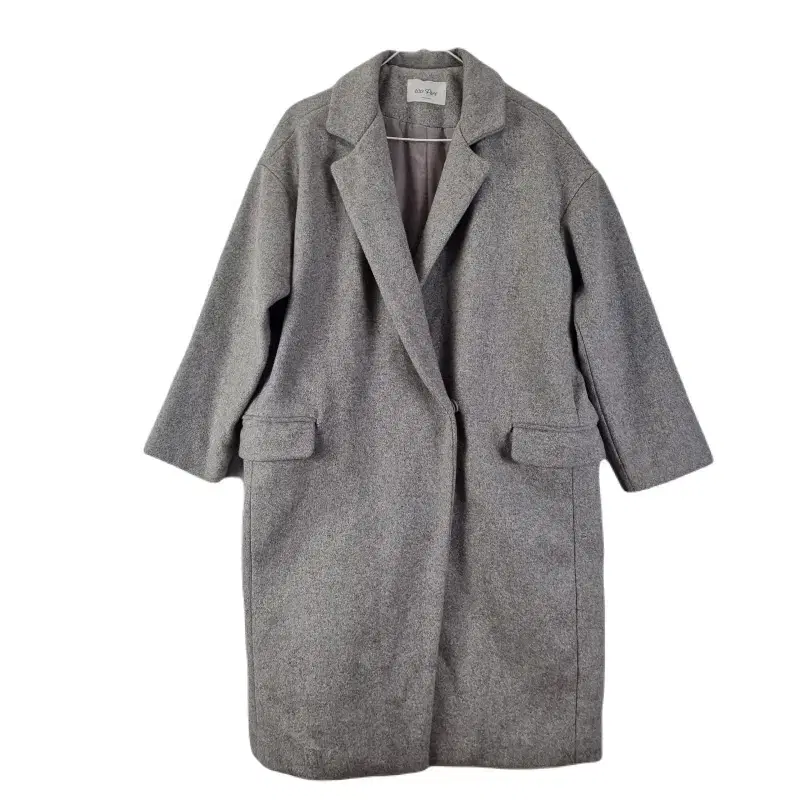 E8854 ECO PURE Women's FREE Loose-fitting gray long coat/dirk