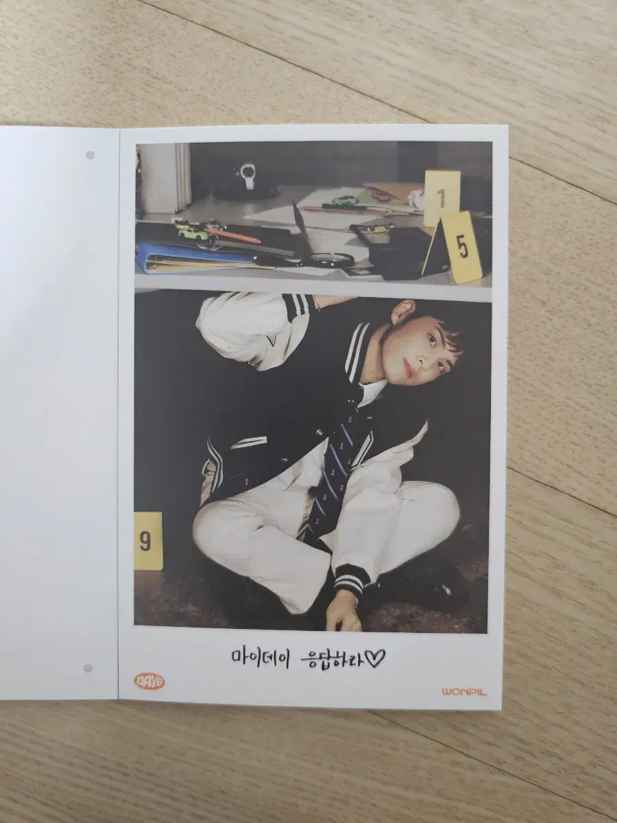 Day 6 Mission No. 9 Postcard Book Postcard Book Original Handwriting