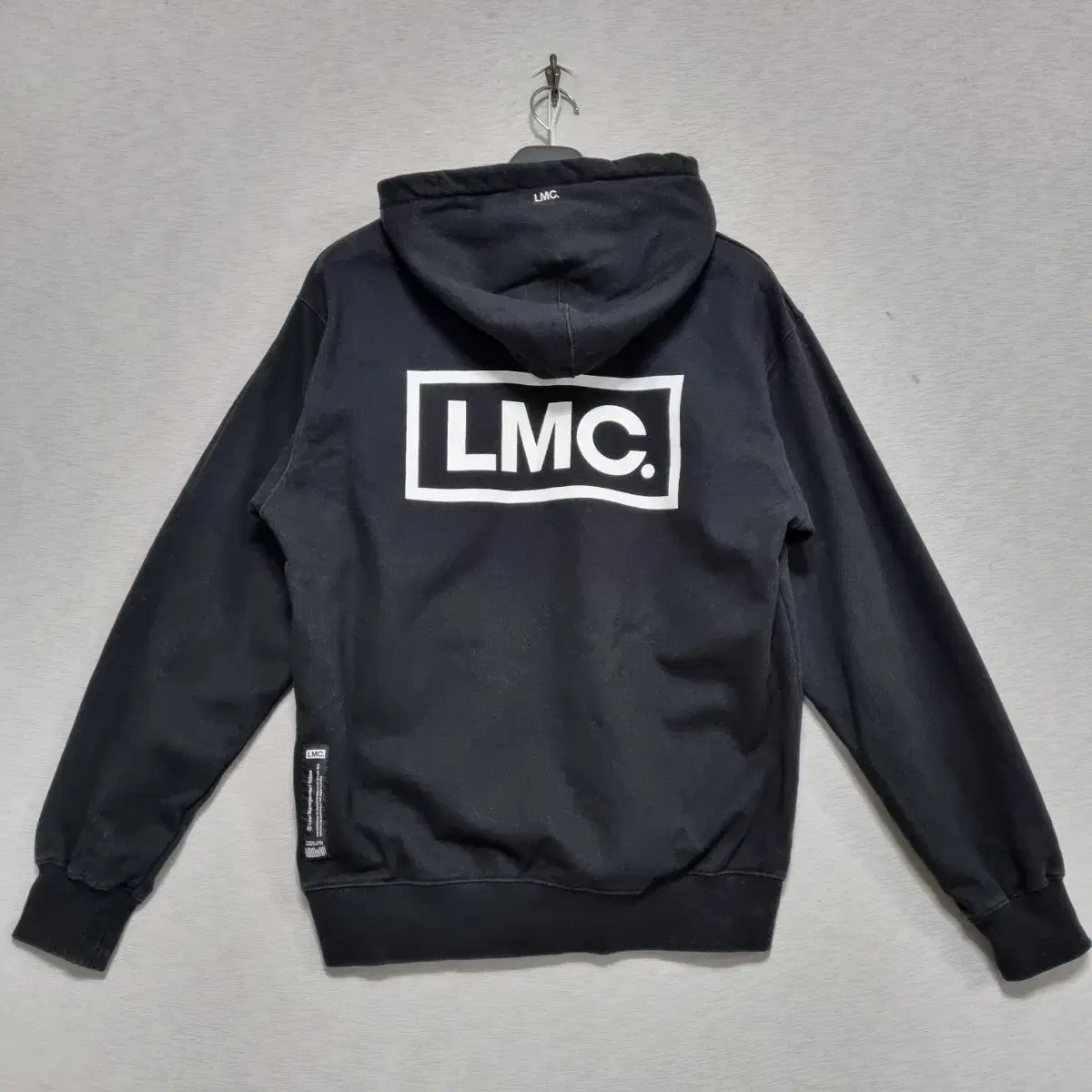 LMC Black Brushed Hoodie M100ㅡ1125