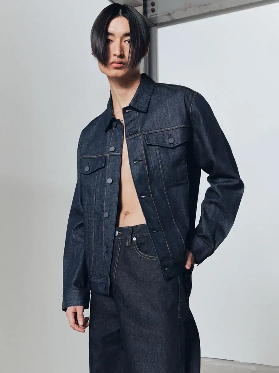 (M) Flack 051E Low Denim Jacket