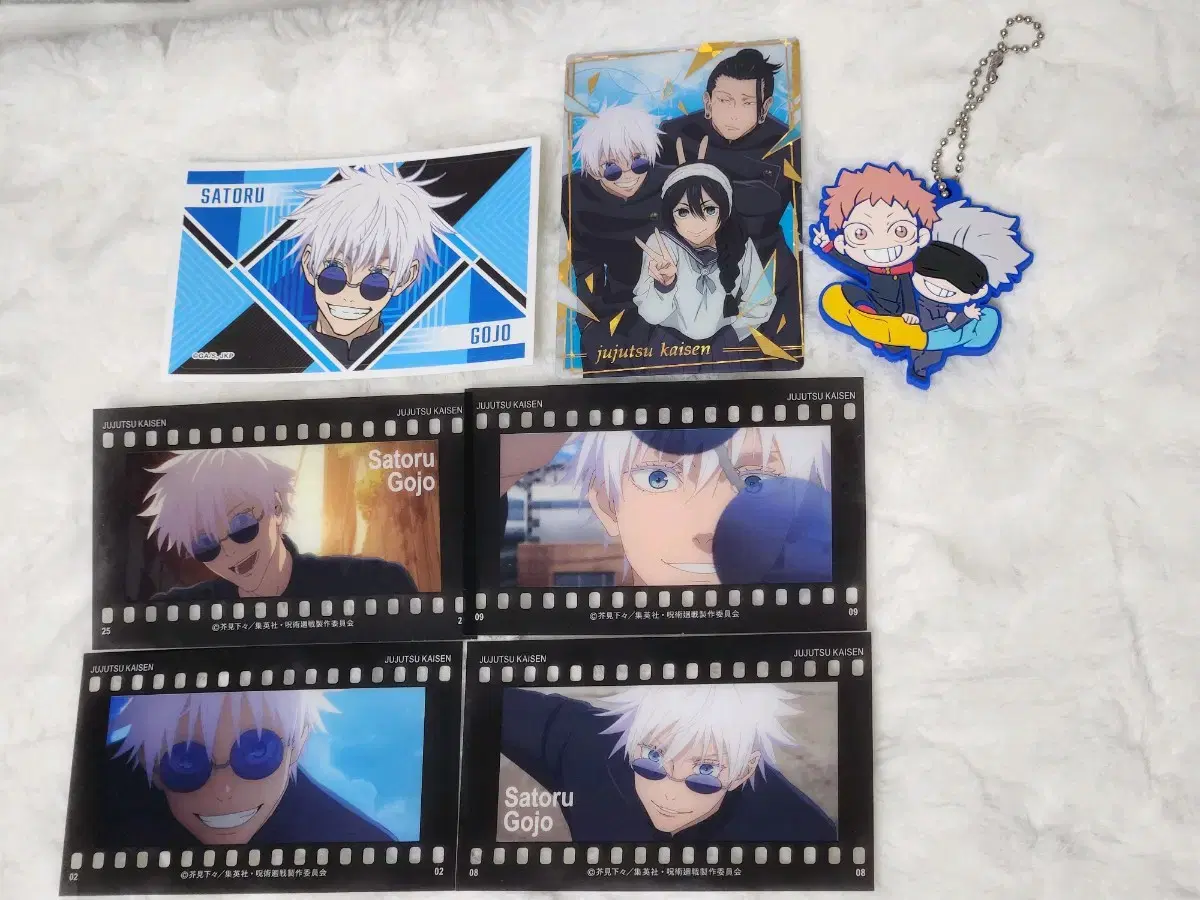 Bulk) Zuu Spinning Gojyo Film Style sticker Rare Clear Card Strap Keyring