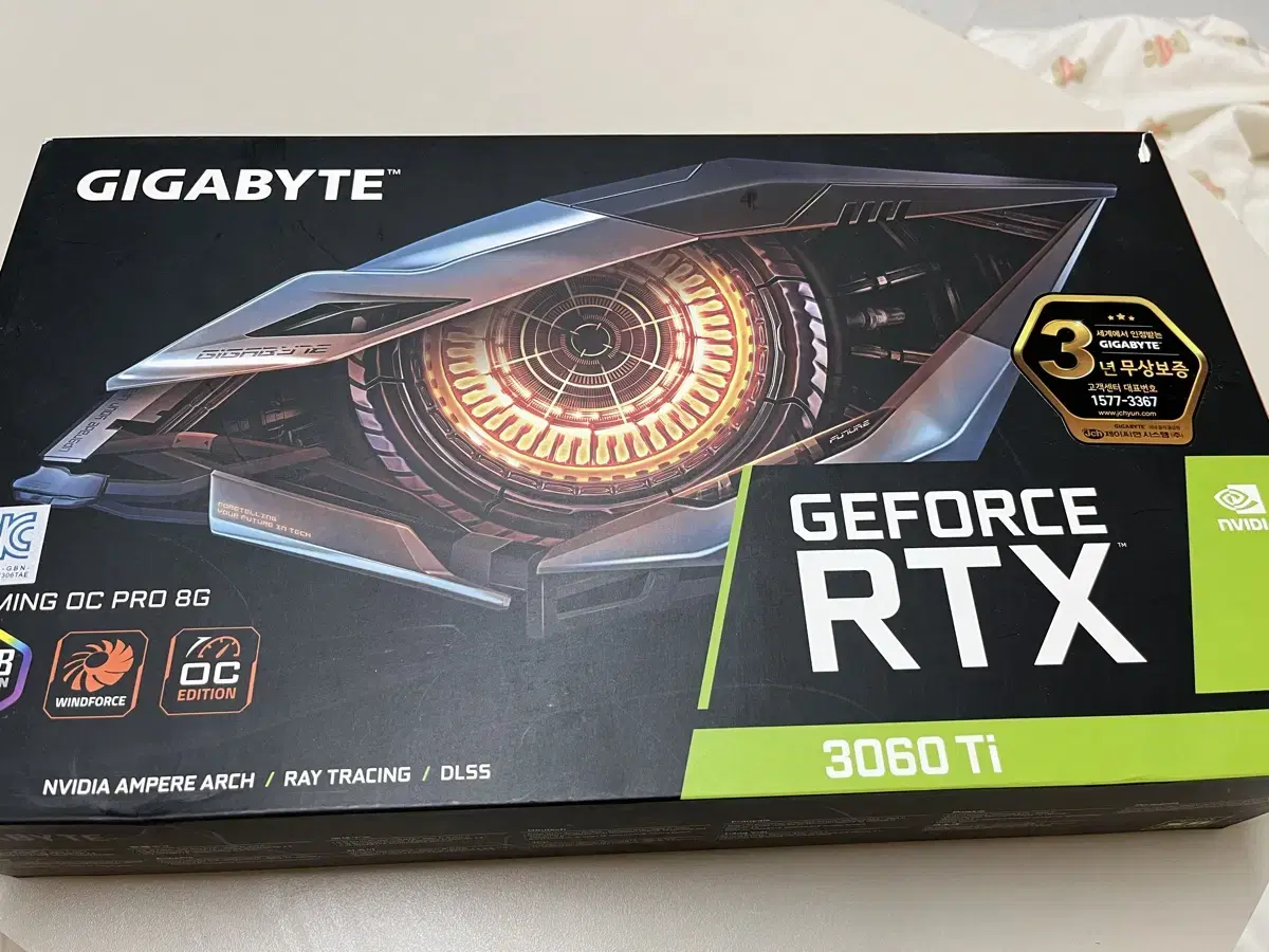 기가바이트 3060ti 게이밍 그래픽카드 팝니다