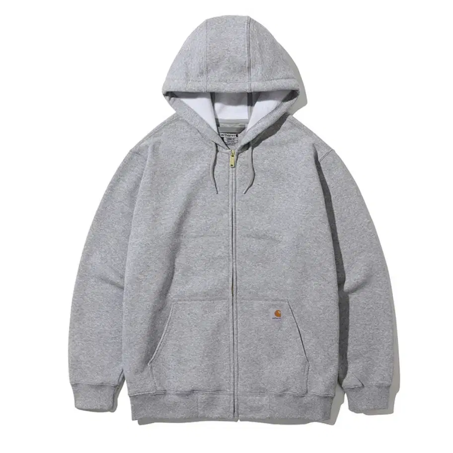 M Calhart midweight original fit brushed hooded zip-up