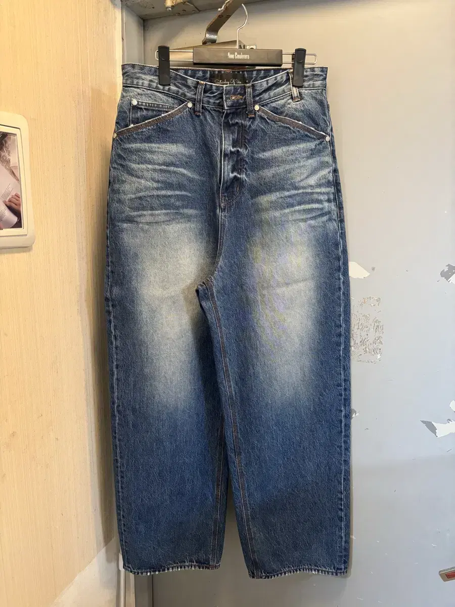 STU Embossed washed denim size S sells