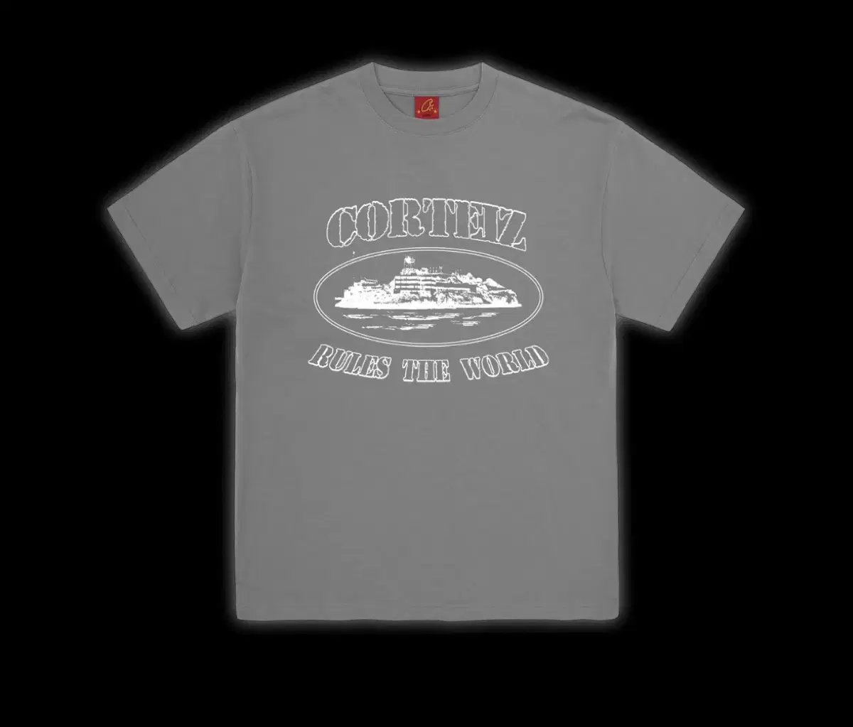 Cortez OG Alcatraz Short-Sleeved T-Shirt Grey L New