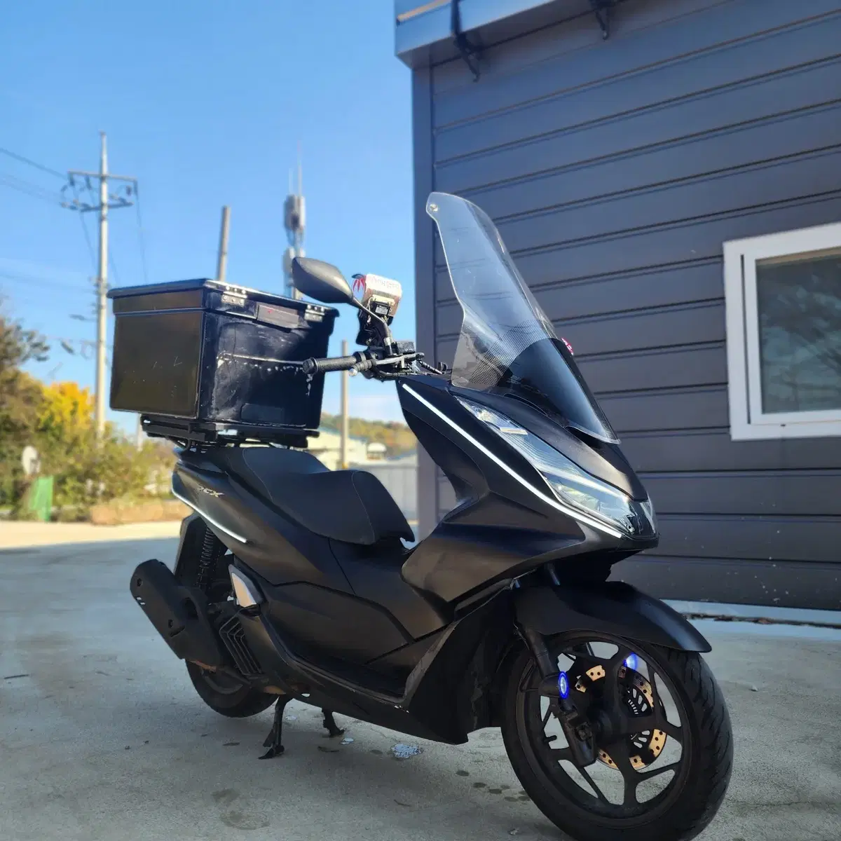 pcx125 21년 abs 2만km롱스크린배달통 셋팅 판매합니다