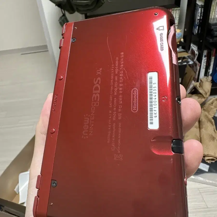 닌텐도 뉴 3ds xl 레드 팝니다