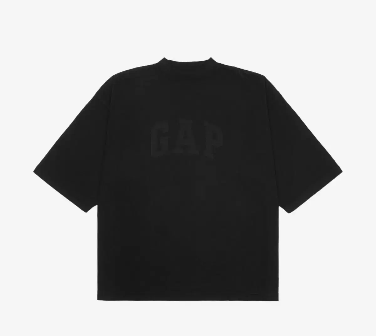 E.JI Gap Engineered by Balenciaga Dove 3/4 Sleeve Black