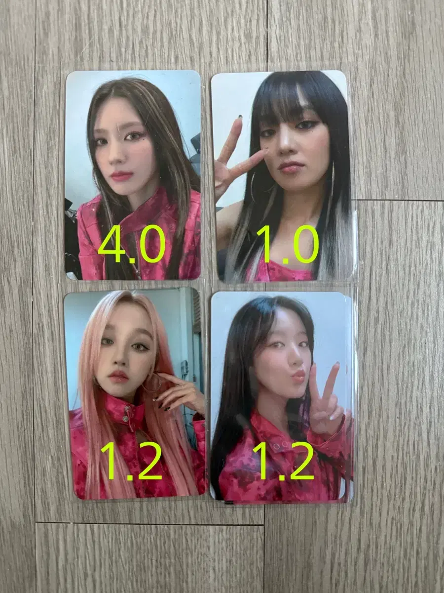 Gidles miyeon minnie yuqi shuhua Tomboy ktown4u ld Photocard