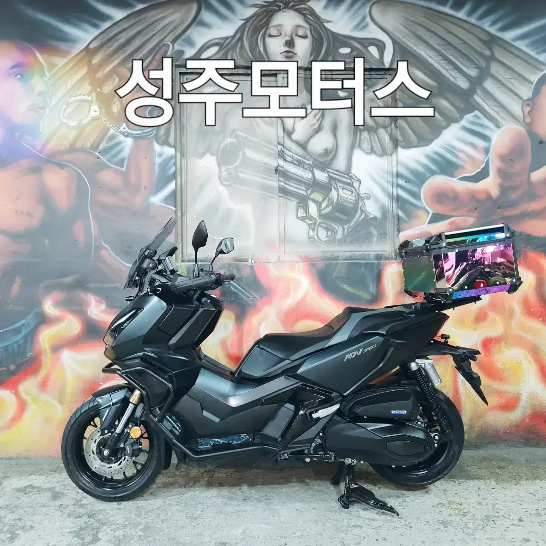 ADV350CC/24년식/1648KM/상태신차급/무광블랙/오토바이/ADV