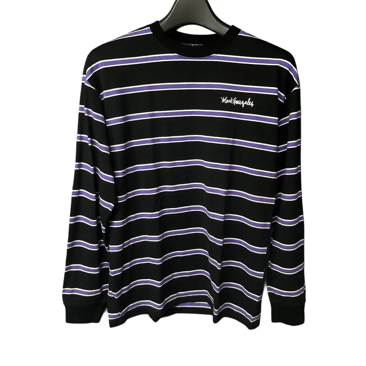 S Mark Gonzalez Logo Stripe Long Sleeve T-Shirt