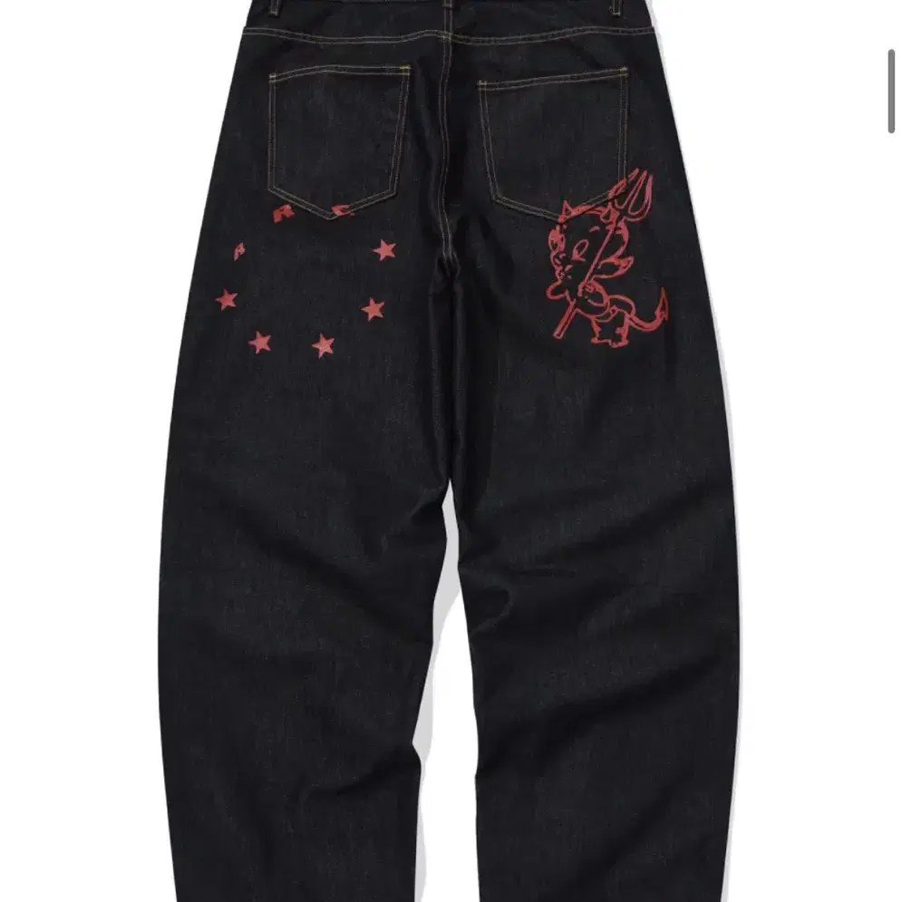 리트리버클럽 LIL DEVIL DENIM (INDIGO BLACK) S