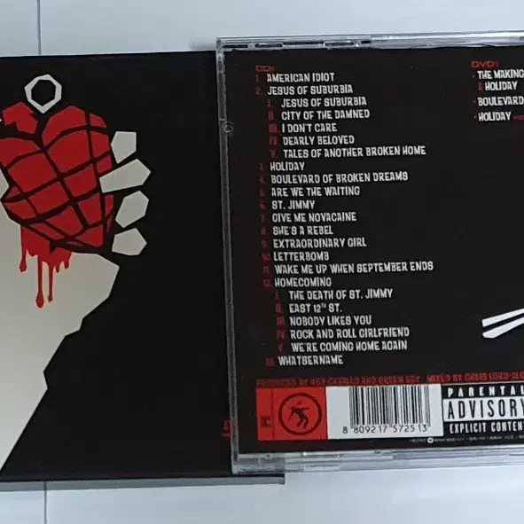 그린 데이 American Idiot CD + DVD 앨범 시디 CD