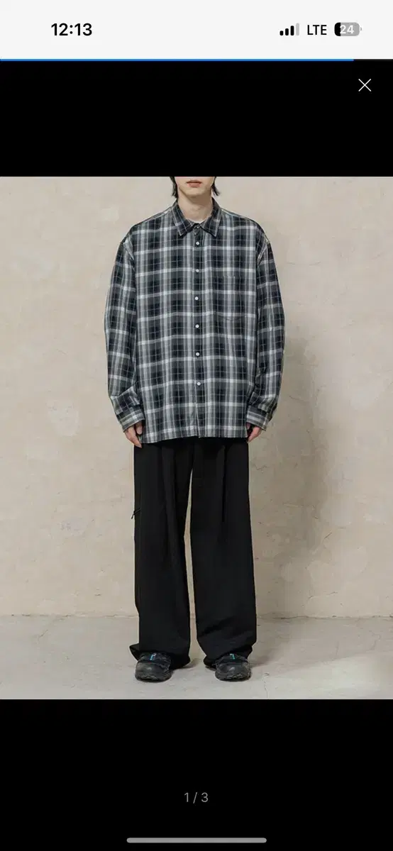 Bigin202 Ombré Check Shirt