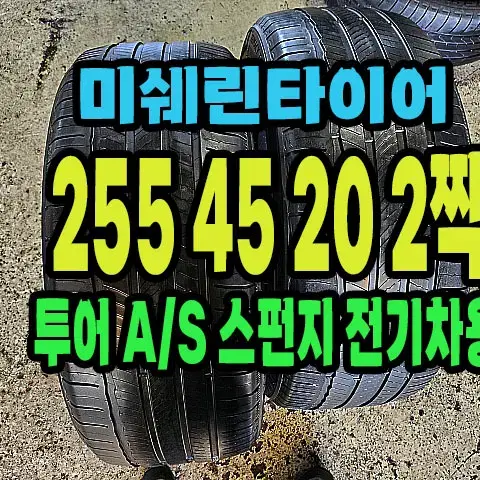 미쉐린타이어 투어A/S 255 45 20 2짝.#25545R20.