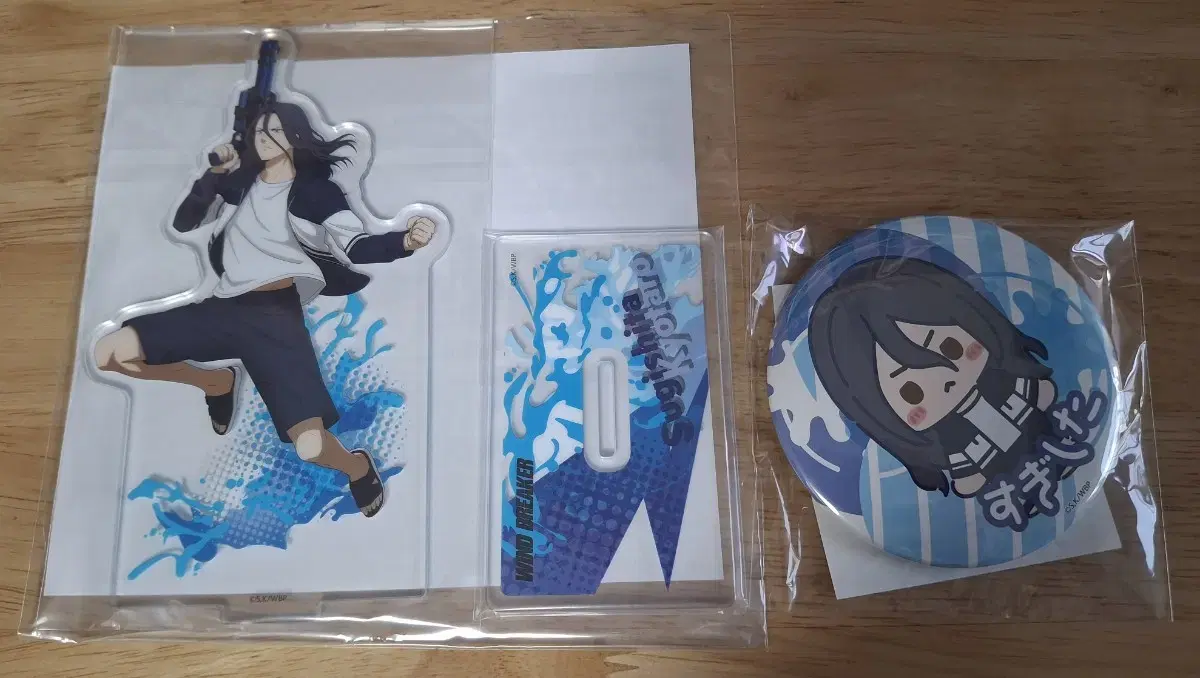 Winbre Sega Kuji Sugishita Acrylic Stand/Badge bulk wts