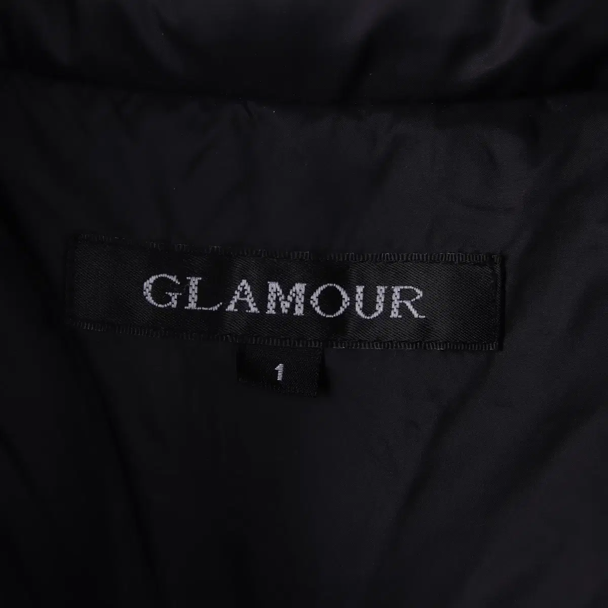 GLAMOUR 다운 롱패딩 블랙 (95-100)