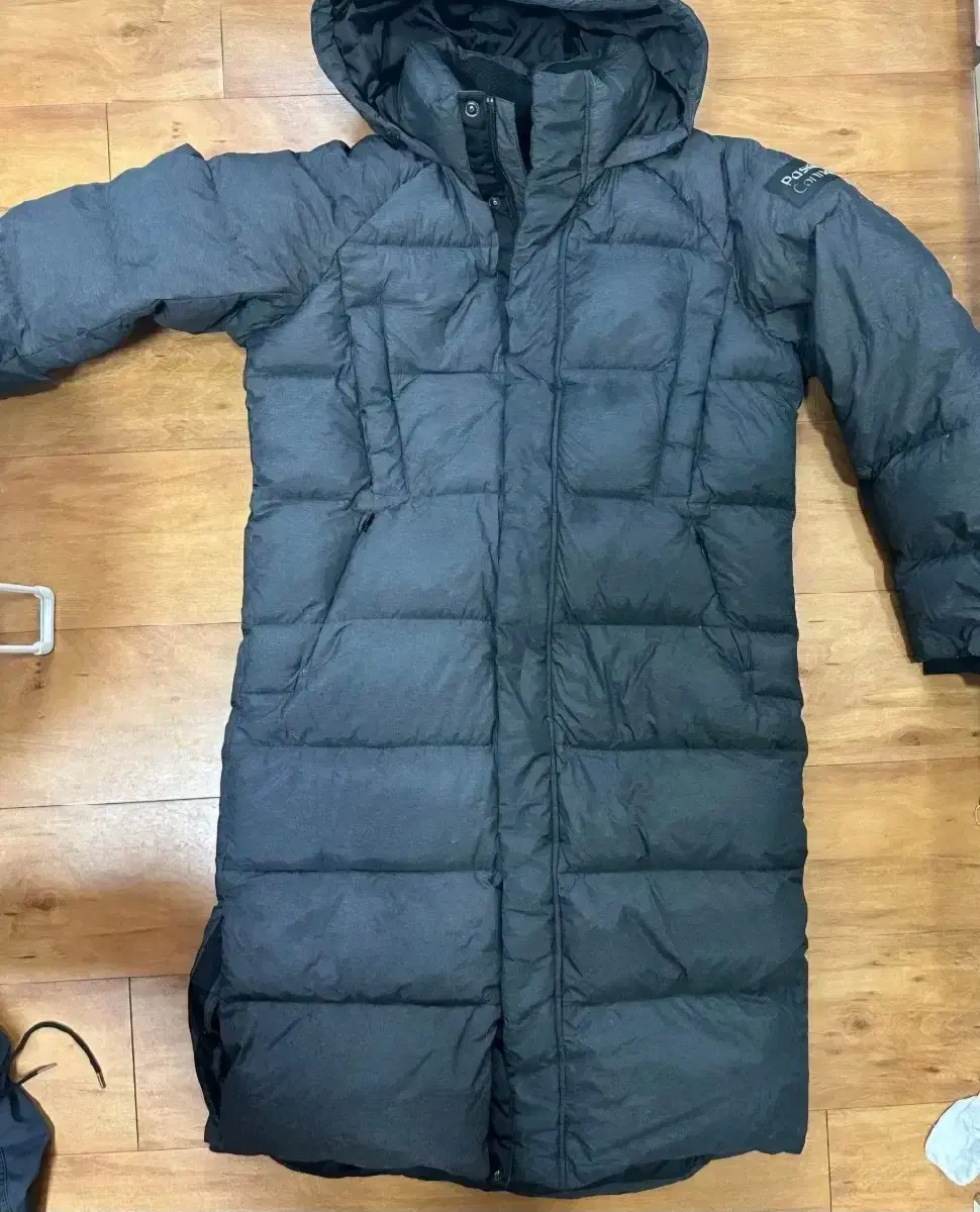 pyeongchang long padded 95 size (gray) sells