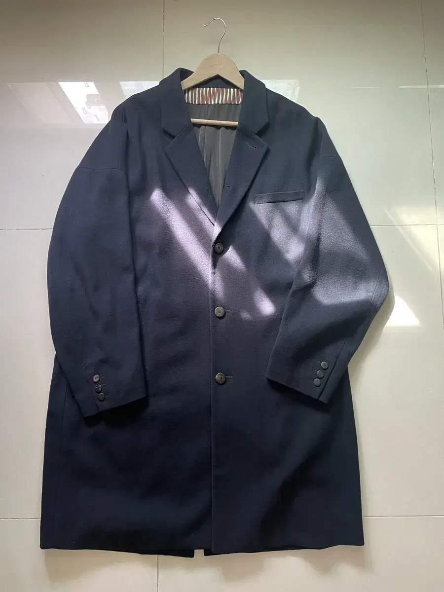 [2] Bizbeam 21fw HAMMONS COAT (W/L) Navy